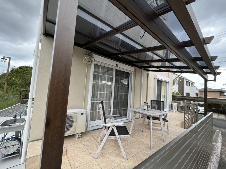 新しいテラス空間は第二のリビング