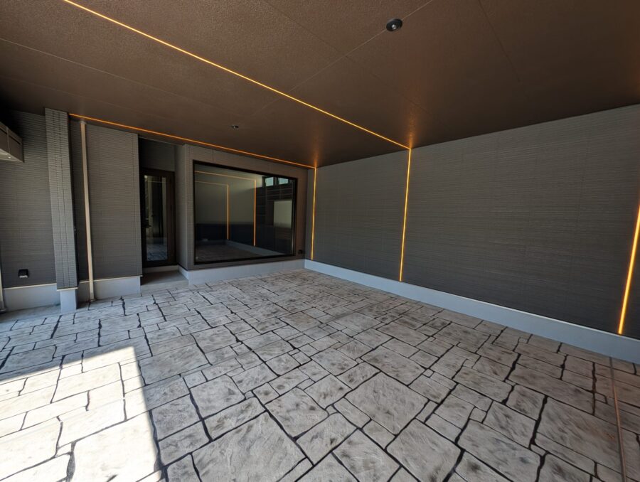 桑名市 外構 金ゴテ仕上げ