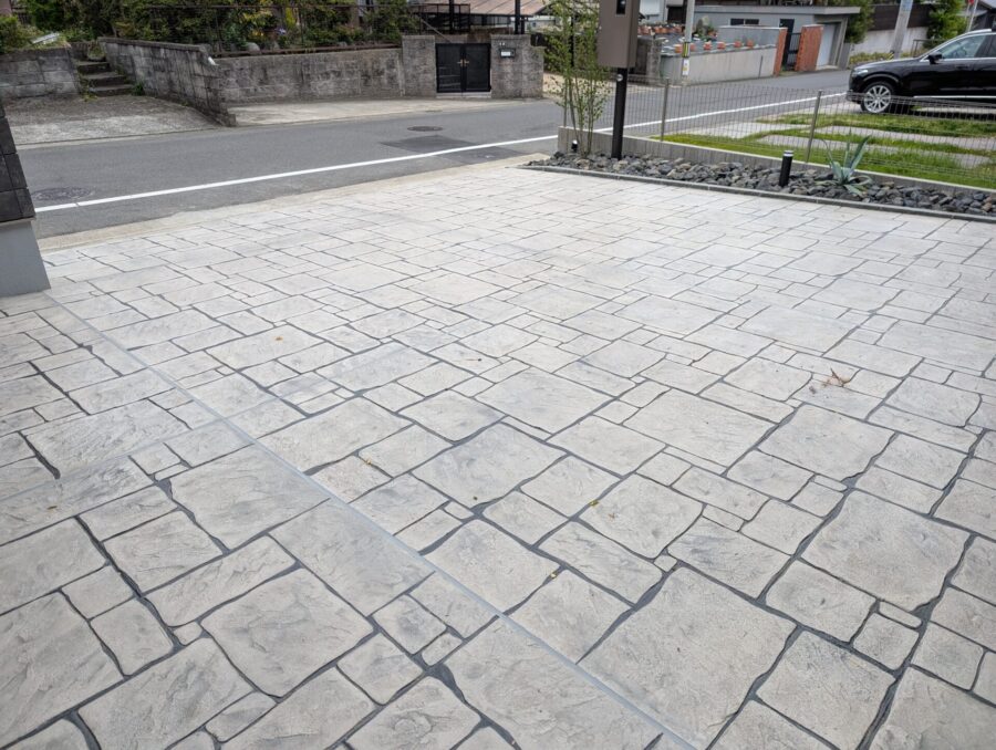 桑名市 スタンプコンクリート ディテール