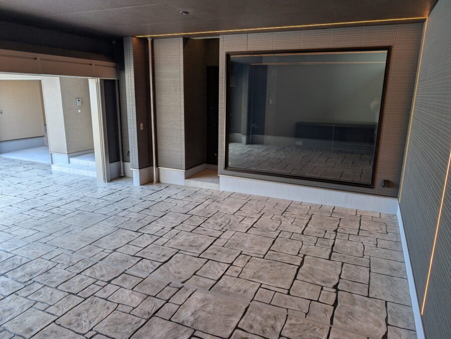 桑名市 外構 目地入れ