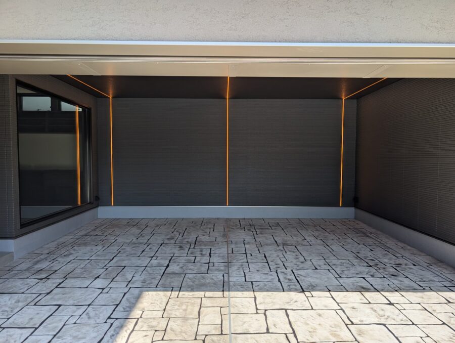 桑名市 外構 生コン打設