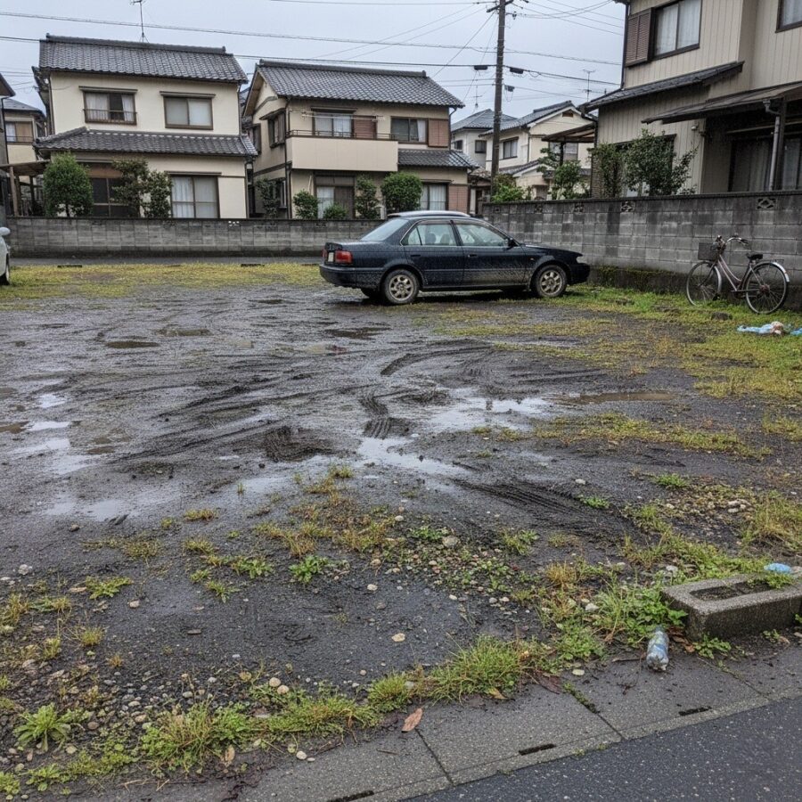 スラグ砕石の質感イメージ（灰色系トーン）