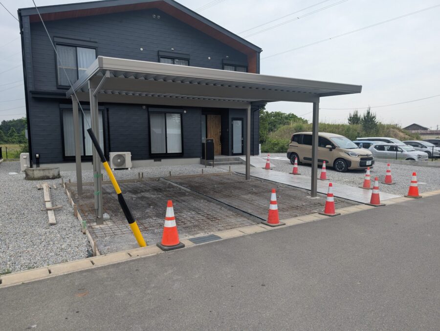 施工前の敷地の状態 三重郡菰野町